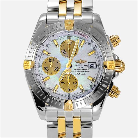 breitling chronomat tricolori gold watch|breitling chronomat evolution gold.